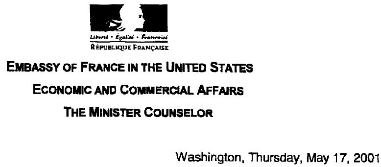 ambassade usa 2001